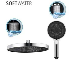 Dušo komplektas su lietaus dušu, Softwater funkcija, WENKO