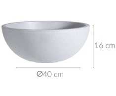 ProGarden Apvalus sodo vazonas 40x16 cm