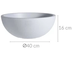 ProGarden Apvalus sodo vazonas 40x16 cm