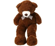 Tender Toys Bear Didelis meškiukas su lankeliu TETI, 120 cm