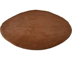 Home Styling Collection Apvalus svetainės kilimas iš minkšto dirbtinio kailio, Ø 80 cm