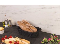 Kesper Easy Juodos spalvos pintas duonos krepšelis, praktiškas ir lengvai prižiūrimas duonos krepšelis