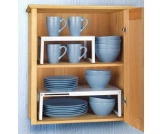 Maximex Easy Virtuvinės spintelės lentyna ant kojelių, metalinis užpildas patogiam laikymui - reguliuojamas plotis, 30-54 x 25 x 15 cm