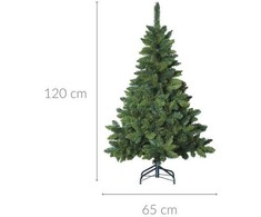 Fééric Lights and Christmas Artificial dense Christmas medžio with a stand, žalias, 120 cm