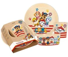 Koziol Ekologiškas vaikiškas vakarienės rinkinys CONNECT PAW PATROL