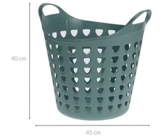 Storage Solutions Lankstus plastikinis skalbinių krepšys, 26 l