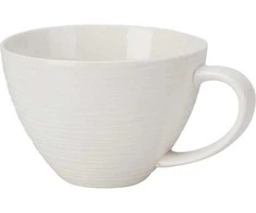 Home Styling Collection Elegantiškas porcelianinis kavos puodelis su didele rankena, 450 ml