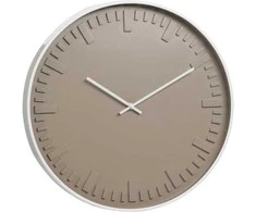 Home Styling Collection Frame Elegantiškas sieninis laikrodis su baltu rėmeliu, Ø 40 cm