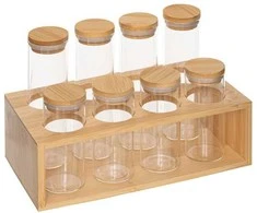 EPICE prieskonių indelių rinkinys, 4 x 80 ml ir 4 x 120 ml