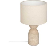 Lamp ERIN stalinė lempa su travertino pagrindu, Ø 28 x 47,5 cm
