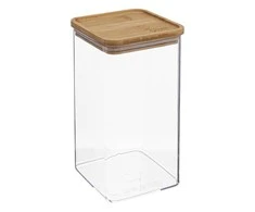 5five Simply Smart Bamboo ESKE birių produktų talpa, bambukinis dangtelis, 1,5L