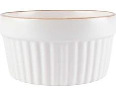 Excellent Houseware Porcelianiniai kepimo indeliai, 10 cm, 200 ml, 2 vnt.