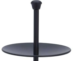 Serviravimo stovas Excellent Houseware, 3 aukštų, juodas, 36,5 cm aukščio