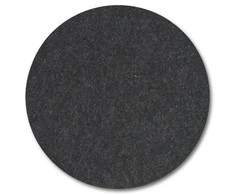 Dark Veltinio padėklas stalui, Ø 38 cm, tamsiai pilkas, ZELLER