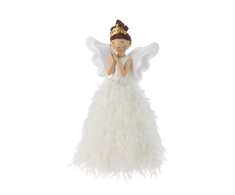 Home Styling Collection Angelo figūrėlė spindinčia suknele, 36 cm