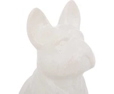 Bikuvalt Figūrėlė keramikinė Buldogas baltos sp. 23,5x18x12 cm Atmosphera 168329D