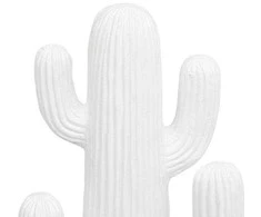 Atmosphera Figūrėlė dekoracyjna kaktus balta RODRIGO, 38 cm