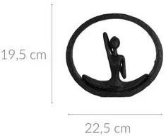Home Styling Collection Figūrėlė joga, aukštis 19,5 cm