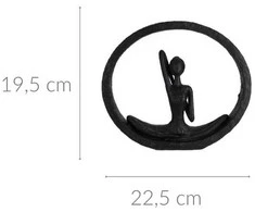 Home Styling Collection Figūrėlė joga, aukštis 19,5 cm