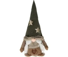 Kalėdinė puošmena Home Styling Collection Kalėdinė Gnome figūrėlė, aukštis 45 cm
