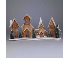 Figūrėlė pagaminta iš eglės su LED nameliais, 56 x 27 cm