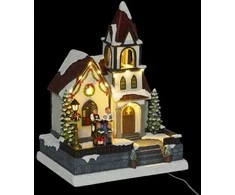 Fééric Lights and Christmas Kalėdinė bažnyčios figūrėlė, LED apšvietimas
