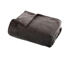 Atmosphera Fleece antklodė UNI 180 x 230 cm, spalva juoda