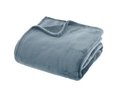 Atmosphera Fleece Vilnos antklodė UNI 180 x 230 cm, mėlyna spalva