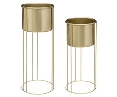 Atmosphera PIECES Gėlyna metalinė stovi, 2 vnt., 58 cm