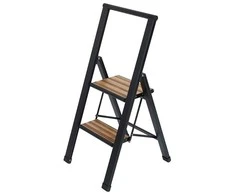 Folding ladder juodas, 2 degrees, WENKO