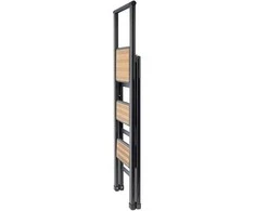 Folding ladder juodas, 3 degrees, WENKO