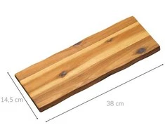 Kesper Lentelė - padėklas, akacijos medis, 38 x 14,5 cm, H 1,5 cm, vnt