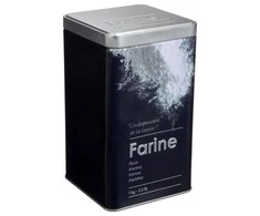 5five Simply Smart Four container, 1kg, metal, juodas