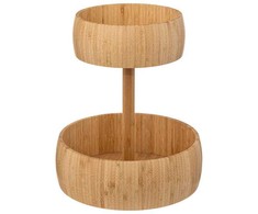 5five Simply Smart Bamboo Vaisių keptuvė, Bambukas, 2 lygiai, Ø 29 cm