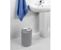Garbage basket BRASIL Pilkas, pilkas - 6,5 l, WENKO