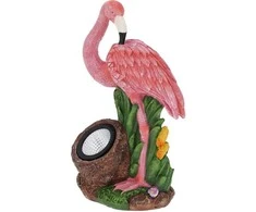 ProGarden Spotlight Sodo figūrėlė flamingas su prožektoriumi, 24 x 24 x 10,5 cm