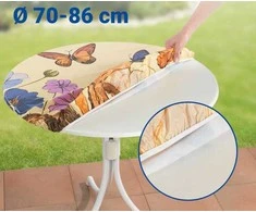 Maximex Garden tablecloth with elastic, flower meadow, Ø 70-86 cm