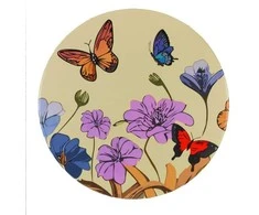 Maximex Garden tablecloth with elastic, flower meadow, Ø 70-86 cm