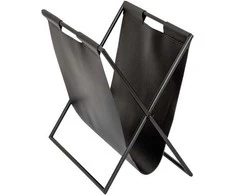 Atmosphera TWISTED LIME žurnalų lentyna 37 x 22 x 35 cm, pagaminta iš ekologiškos odos