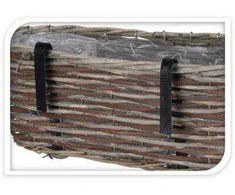 ProGarden Gėlių dėžutė krepšelio formos, 45 x 21 x 16 cm