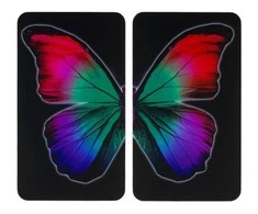 Wenko Stiklinės apsauginės plokštelės BUTTERFLY BY NIGHT - 2 vnt, VENKO