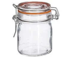 Secret De Gourmet PIECES Stiklinis indas su dangteliu ir spaustuku, 150 ml, 8 vnt