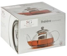 Secret De Gourmet Stiklinis ąsotis, arbatos virimo aparatas - 850 ml