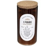 Bikuva.lt Žvakė stikliniame indelyje ambra kvapo 230 g D6,5 cm Comptoir de la Boug 164856C