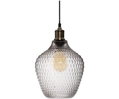 Atmosphera Lamp Stiklinis lubinis šviestuvas OMAHA, 25 cm, skaidrios spalvos