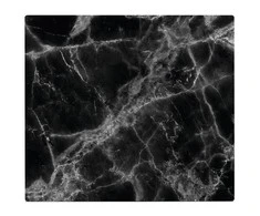 Stiklinė apsauginė plokštė MARBLE Juodas viryklei — didelė, ZELLER