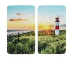 Maximex PIECES Stiklinės apsauginės plokštės krosnelei LIGHTHOUSE, 2 vnt