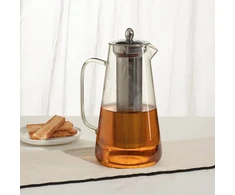 Stiklinis arbatinis su filtriuku TEAL, 1,3 l, stiklas