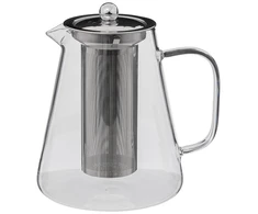 Stiklinis arbatinis su filtriuku TEAL, 1,3 l, stiklas