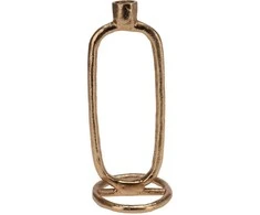 Home Styling Collection Žvakidė 24 cm Aliuminis Auksinis